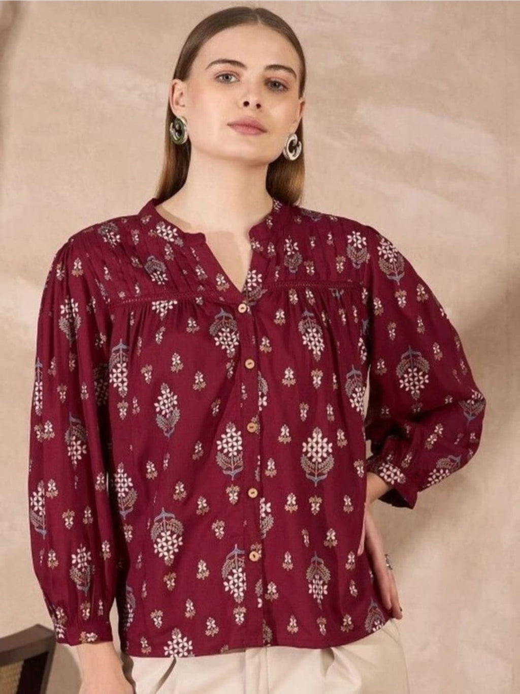 Stylish Maroon top